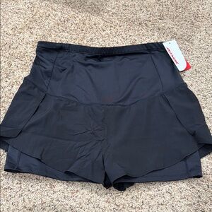 NWT! Women's Black Athletic, Maternity Shorts